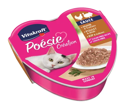 Vitakraft Poésie Création Sauce kuře a krůta 85 g