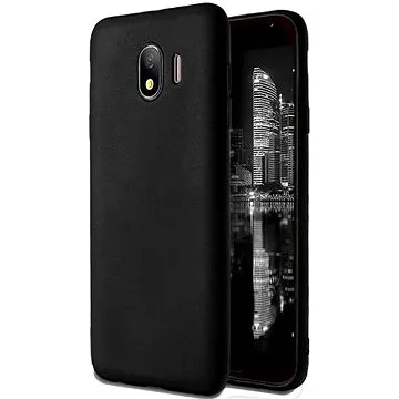 Matte silikonový kryt na Samsung Galaxy J4 Plus, černý (MG56246)