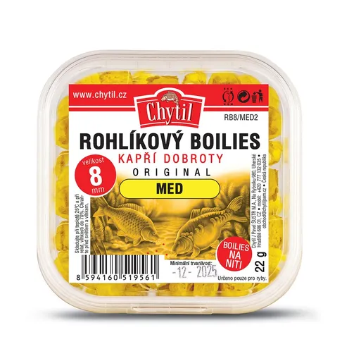 Chytil Rohlíkový boilies 8mm 22g - Jahoda/Ryba,Chytil Rohlíkový boilies 8mm 22g - Jahoda/Ryba