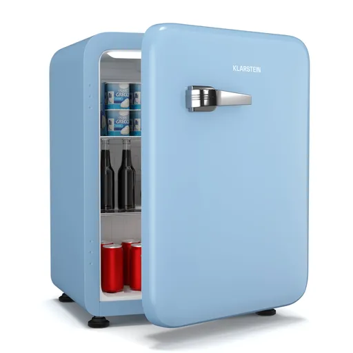 Klarstein Audrey Evo mini lednice| 68 l, retro design, tichá, kompaktní, 3 barvy