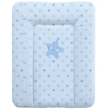 Ceba Baby Podložka na komodu měkká 50×70 cm – Hvězdy modrá (8595608809893)