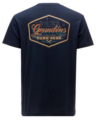 Grundéns tričko support guides ss t-shirt dark navy - xxxl
