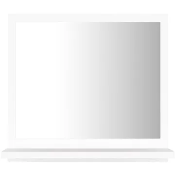 Koupelnové zrcadlo bílé 40×10,5×37 cm dřevotříska 804553 (804553)