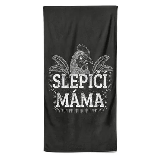 Osuška Slepičí máma (Velikost osušky: 100x170cm)