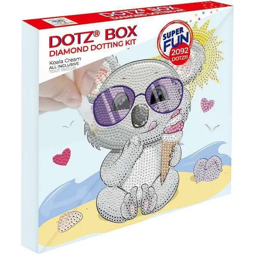 Dotzies Diamantové malování - Koala se zmrzlinou