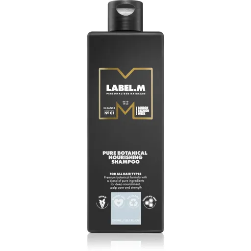 label.m Pure Botanical intenzivně hydratační šampon pro všechny typy vlasů 300 ml