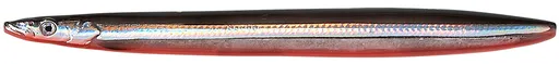 Savage gear 3d line thru sandeel sinking black red - 8,5 cm 11 g