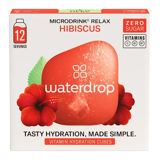 Waterdrop Hibiscus ibišek, acerola, malina 12 ks