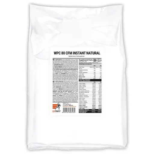 EXTRIFIT WPC 80 CFM INSTANT NATURAL 1000 G Protein, , velikost 1 KG