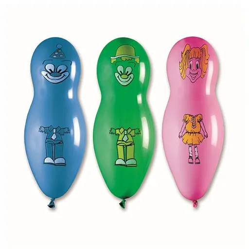 Gemar Latexový balón ve tvaru veselé postavičky 56 cm