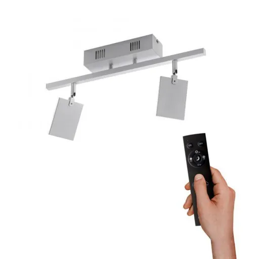 PAUL NEUHAUS PURE-MIRA LED stropní svítidlo stmívatelné CCT paměť 2700-5000K hliník 6354-95