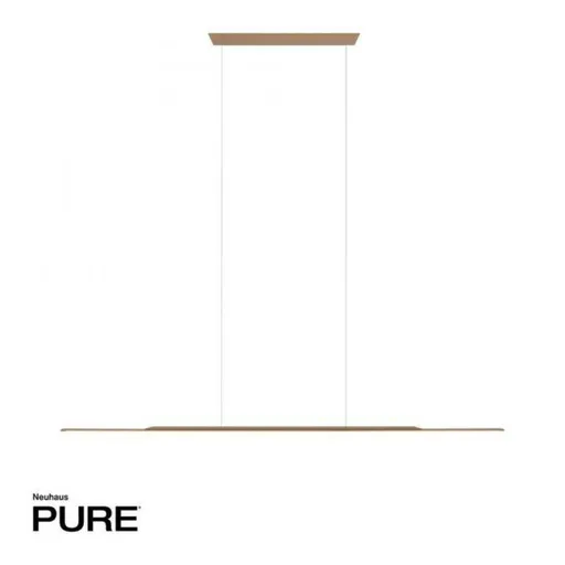 PAUL NEUHAUS Závěsné svítidlo PURE Surface 125x25 nastavitelná výška 3000K bronz 2301-97