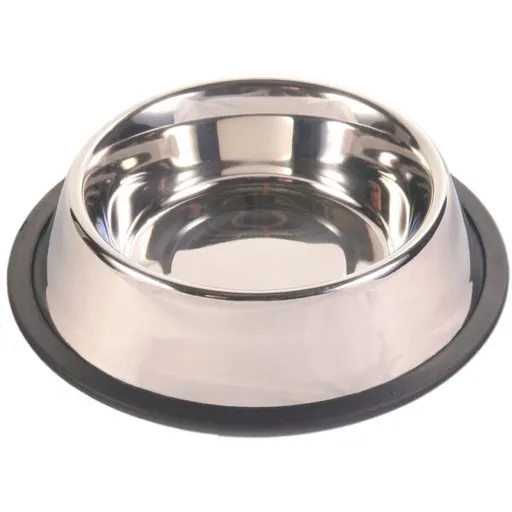 TRIXIE STAINLESS STEEL BOWL 900ML Nerezová miska, stříbrná, velikost