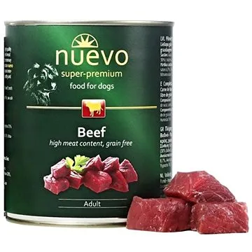 Nuevo pes adult hovězí konzerva 400 g (4250231595035)