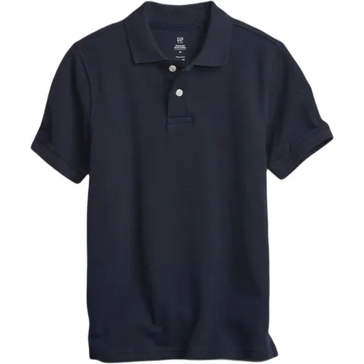 GAP POLO ORGANIC Dětské polo triko, tmavě modrá, velikost