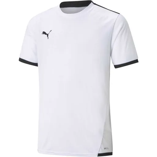 Puma TEAM LIGA JERSEY TEE Juniorské fotbalové triko, bílá, velikost