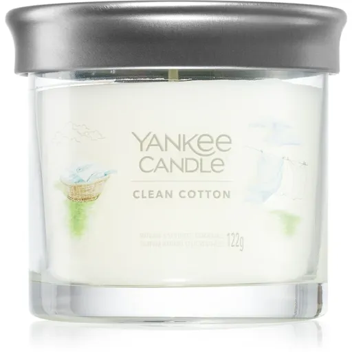 Yankee Candle Clean Cotton vonná svíčka Signature 122 g