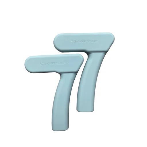 SharpShape Silikonové činky "7" 2X1 kg zelená