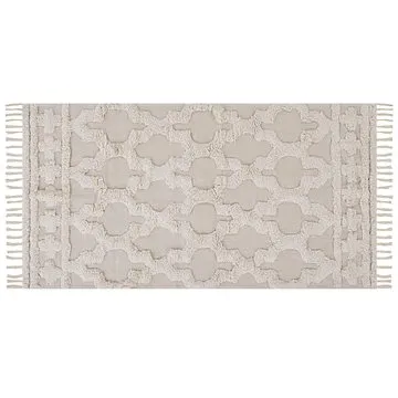 Bavlněný koberec 80 x 150 cm béžový SULUOVA, 308244 (beliani_308244)