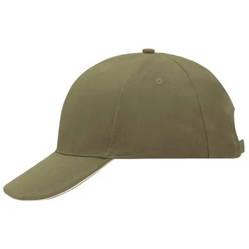 Myrtle Beach (Daiber) Reklamní kšiltovka 6 panelová sandwich MB024 - Olivová / béžová | uni