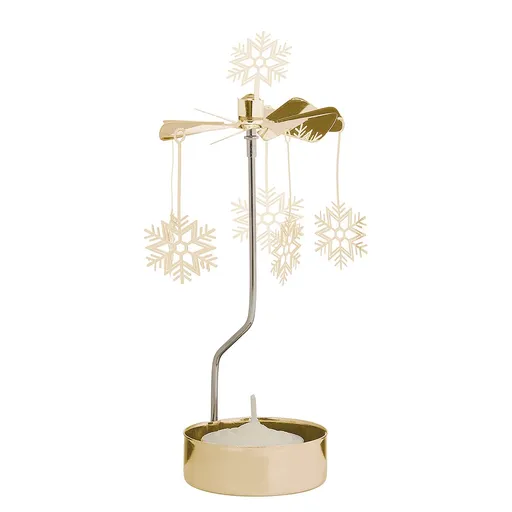 MERRY-GO-ROUND Kolotoč na čajovou svíčku sněhová vločka