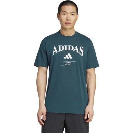 adidas HERITAGE TNS G TEE Pánské triko, tmavě zelená, velikost XXL