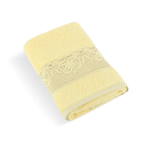 Bellatex Froté osuška kolekce Orchidea světle žlutá, 70 x 140 cm, 70 x 140 cm