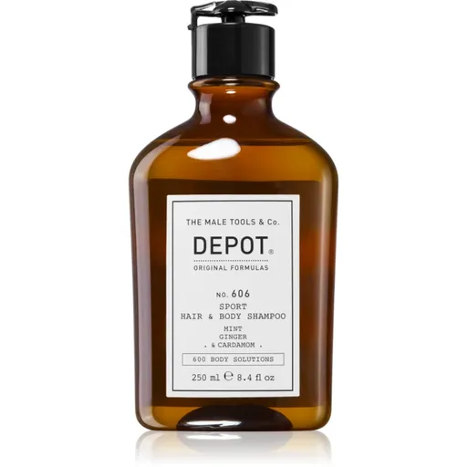 DEPOT 600 BODY SOLUTIONS NO. 606 SPORT HAIR & BODY šampon na vlasy a tělo 250 ml
