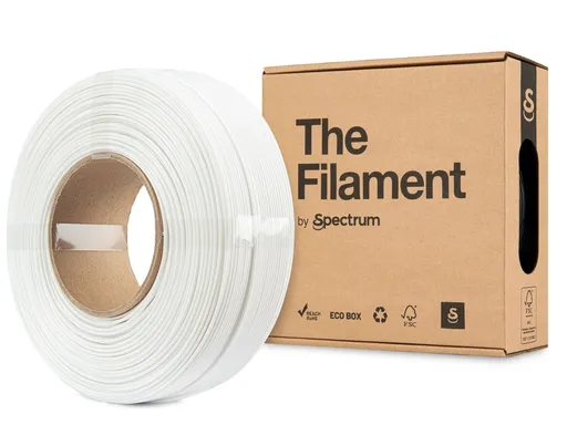 "The Filament" by Spectrum TF-24246, ReFill, PETG Lite, 1.75mm, WHITE, 1kg