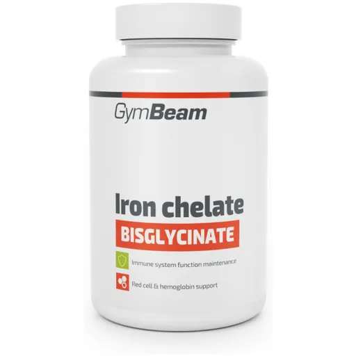 GymBeam ŽELEZO CHELÁT - 90 CAPS Minerální látka, , velikost
