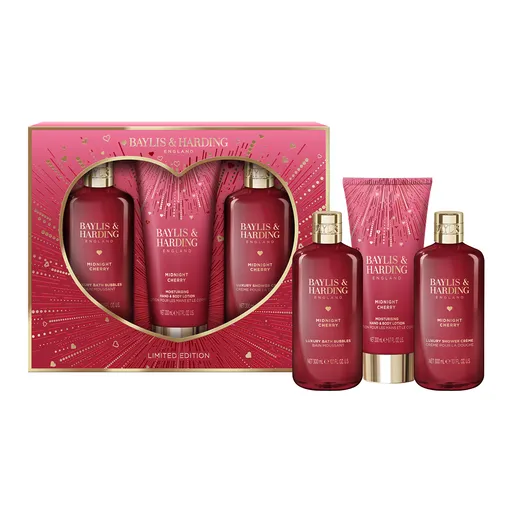 Baylis & Harding Dárková sada Midnight Cherry Kit 3 ks