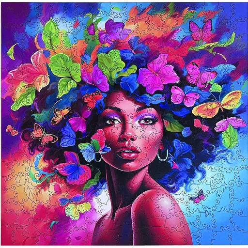 Epee Wooden puzzle Floral Latina A2