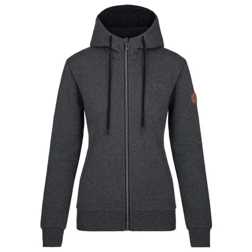 KILPI LEINES Dámská mikina, tmavě šedá, velikost