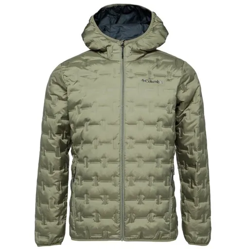 Columbia DELTA RIDGE II DOWN HOODED JACKET Pánská zimní bunda, zelená, velikost
