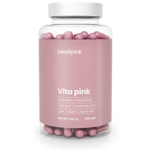 GymBeam MULTIVITAMIN VITA PINK - 120 CAPS Vitamín, , velikost