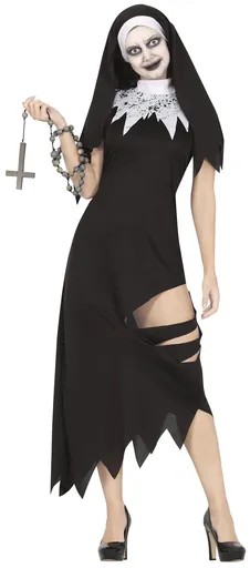 Guirca Dámský kostým - Prokletá řeholní sestra Velikost - dospělý: S