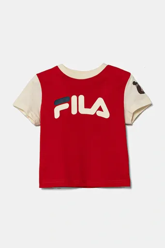 Dětské bavlněné tričko Fila LUBAN