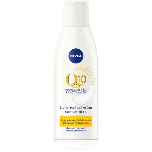 Nivea Q10 Power čisticí pleťové mléko proti vráskám 200 ml