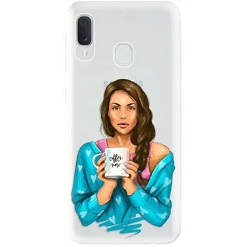 iSaprio Coffe Now - Brunette pro Samsung Galaxy A20e (cofnobru-TPU2-A20e)