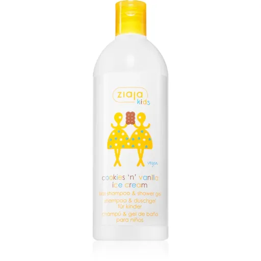 Ziaja Kids Cookies 'n' Vanilla Ice Cream šampon a mycí gel 2 v 1 pro děti od 3let Cookies & Vanilla 400 ml
