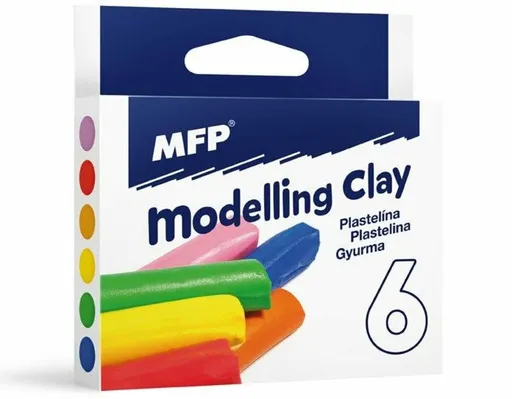 Modelovací hmota  6 ks barev 100g