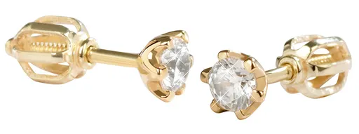 Soliter Zlaté náušnice s krystaly 236 001 00765
