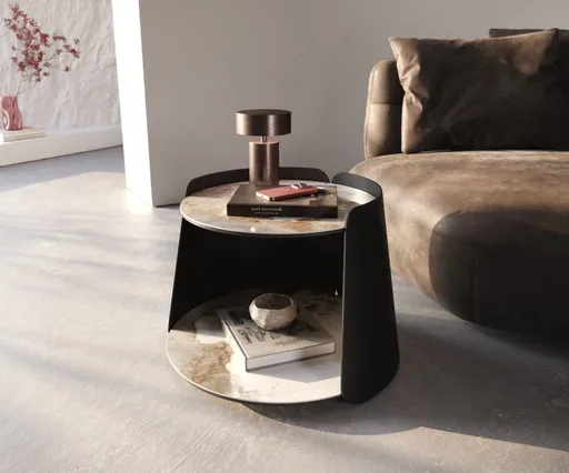 Konferenční stolek Daban 50x50 cm keramika Calaccatta sinfonia