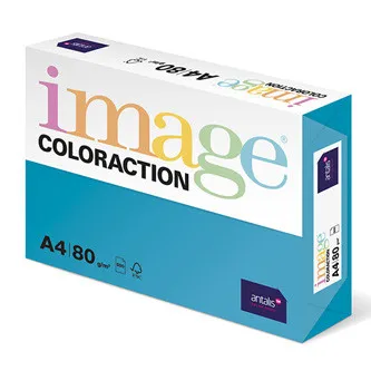 Xerografický papír Coloraction, Lisbon, A4, 80 g/m2, sytě modrý, 500 listů, vhodný pro inkoustový tisk