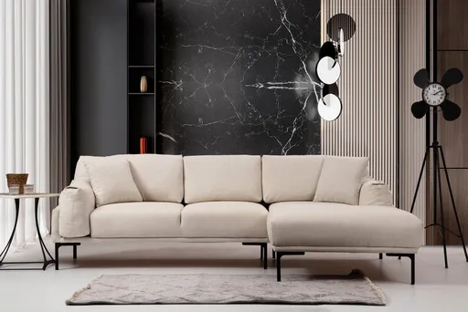 Rohová sedací souprava Leo Corner Right - Cream