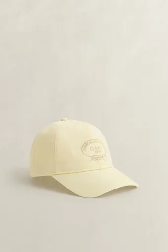 KŠILTOVKA GANT GRAPHIC COTTON TWILL CAP VANILLA YELLOW