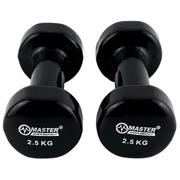 Vinylové činky Master 2 × 2,5 kg (MAS4A069)
