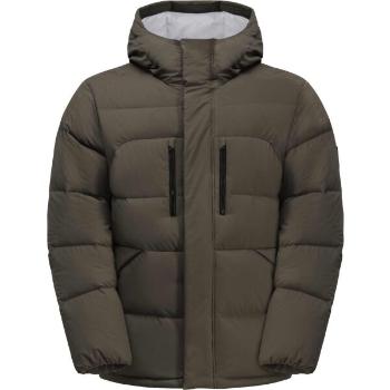 Jack Wolfskin ROEMERTOR M Pánská péřová bunda, khaki, velikost