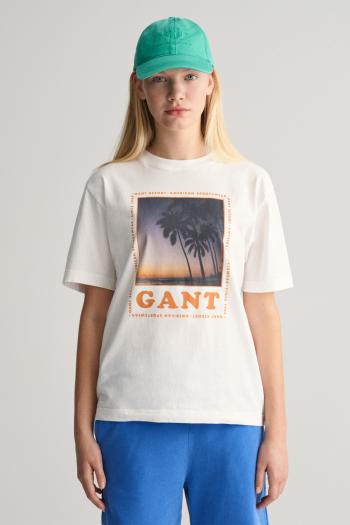 TRIČKO GANT GANT RESORT RELAXED T-SHIRT WHITE