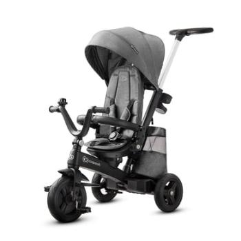 KINDERKRAFT - Tříkolka Easytwist Platinum Grey 2020